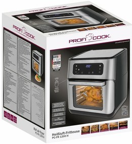 ProfiCook PC-FR 1200 H forrólevegős fritőz, 11 l