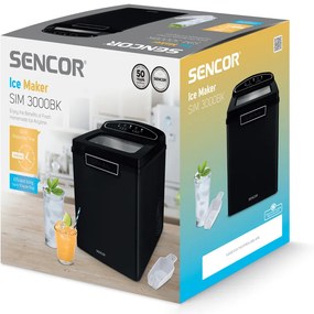 Sencor SIM 3000BK jégkészítő, fekete