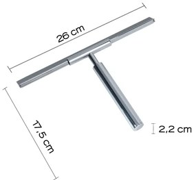 Gedy - Üvegkaparó THOR fényezett króm