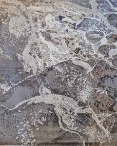 RÖVID BOLYHOS SZŐNYEG LUXESS SÖTÉT SZÜRKE 25305A Méretek: 120 x170