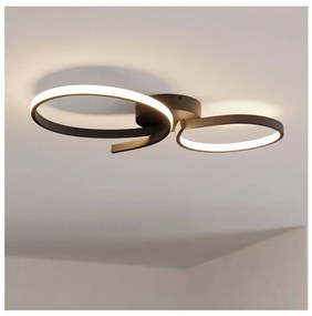 Eglo 901266 - LED Mennyezeti lámpa SERPINS LED/21W/230V 3000K fekete