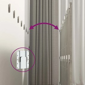 betonszürke szerelt fali fejtámla 240 x 1,5 x 80 cm