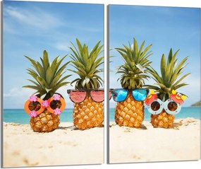 Üveg védőlap tűzhelyhez 2x30x52 Ananász a Konyhába