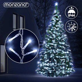 Monzana CECIL karácsonyi fényfüzér, 10m, hideg fehér