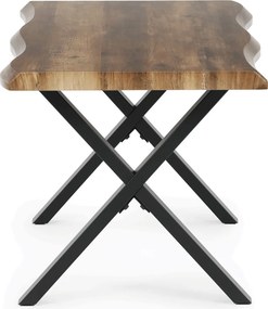 CT-F4312 OLW natúr MDF dohányzóasztal 60 × 120 cm