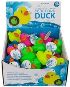 Mini sötétben világító gumikacsa - különféle típusok