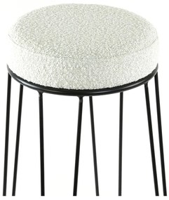 Fehér kárpitozott bárszék (ülésmagasság 73 cm) Alice – Light &amp; Living