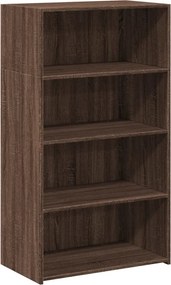 vidaXL barna tölgy színű szerelt fa magasszekrény 70 x 41 x 124 cm