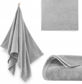 Strandtörölköző Zwoltex 100x150 Kiwi Világos Hamu Szürke Egyiptomi Pamut