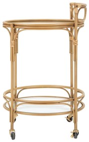 Fém gurulós zsúrkocsi ø 51 cm Panama – Mauro Ferretti