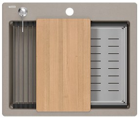 gránit mosogató KURT 110 WORKSTATION BEIGE