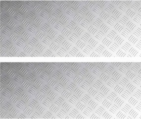 vidaXL Lépcsőfok Négyszögletes 2 pcs Ezüst 100 x 40 cm Alumínium
