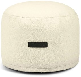 Krémszínű buklé babzsákfotel Mini – SLOWDOWN