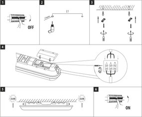 LED műszaki fénycsöves lámpatest LED/18W/230V 4200K 60 cm IP65