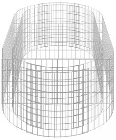 horganyzott vas gabion magaságyás 200x100x50 cm