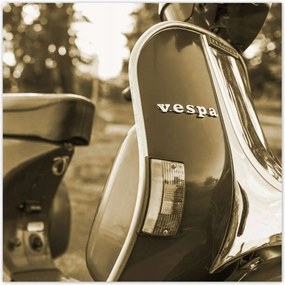 Poszterek 140x140 Vespa robogó szépia