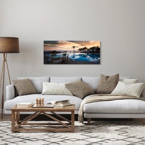 Kép - Üdülőhely a tengerparton (120x50 cm)