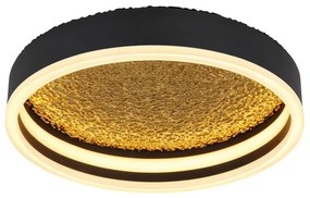 Globo 48460-24 - LED Mennyezeti lámpa HEDI LED/24W/230V á. 30 cm fekete