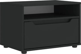 vidaXL VISNES fekete szerelt fa TV-szekrény 45x40x50 cm