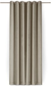 Bézs bársony dimout (részleges sötétítő) függöny 140x175 cm Velto – Filumi