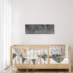 Kép - Vidéki rét (órával) (90x30 cm)