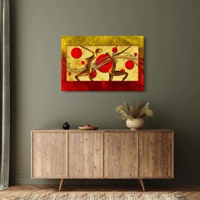 Absztrakt kép két nővel (90x60 cm)