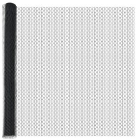 Kerti Kerítés Készlet 2 Darab Szürke Porszórt Acél 25 x 1.5 m