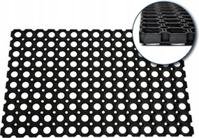 Lábtörlő Gumi Áttört Szőnyeg Vastag Áttört Erős 75x100 22mm