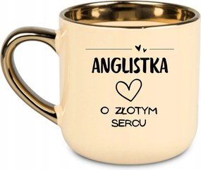 Bögre Bézs Ajándék Nagy Pedagógusnap Arany Szívű Angol Nő