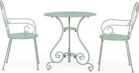 Mentazöld fém kerti szék Etienne – Bizzotto