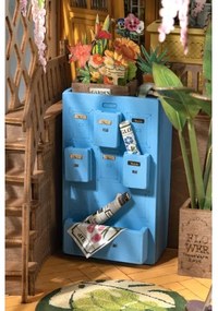 RoboTime - LED Könyvtámasz Kert ház 3D puzzle 2xAAA