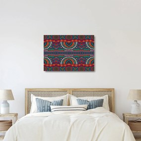 A díszítő absztrakció képe (üvegen) (70x50 cm)