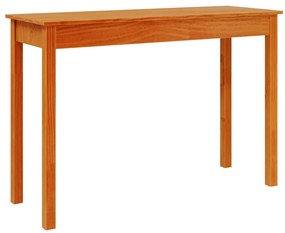 viaszbarna tömör fenyőfa tálalóasztal 110 x 40 x 75 cm