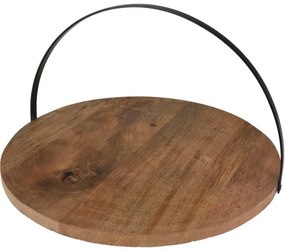 Natura mangófa tálca, átmérő  38 cm.