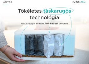 Kókuszmatrac COCO MAXI 20 cm 160 x 200 cm Matracvédő: Matracvédő nélkül
