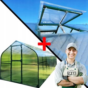 ĂveghĂĄz PolikarbonĂĄt AlagĂșt 15M2 250X600 Ptf Lengyel Zöld +ablak A Csomagban