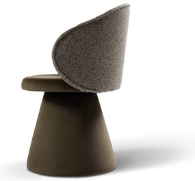 Sötétzöld bársony fotel Inez – Micadoni