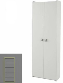 Polcos szekrény Nariel Typ 2 (fehér) . 808789