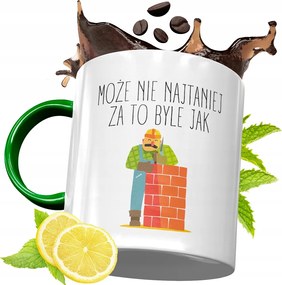 Zöld Bögre Építőknek Születésnapra Ajándék fényképes nyomtatással