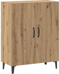 vidaXL kézműves tölgy színű szerelt fa tálalószekrény 70 x 34 x 90 cm