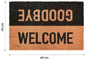 Bejárati szennyfogó szőnyeg PVC és kókusz 40x60cm Goodbye
