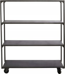 Muubs Bronx Gurulós könyvespolc Fekete