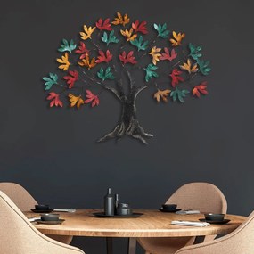 Yggdrasil fém faldekoráció