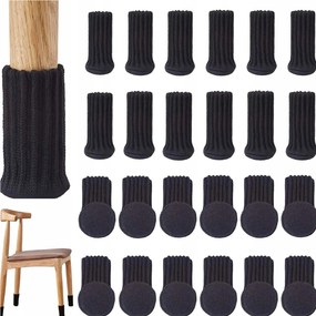 Védőpárnák Filc Lábakkal Szék Asztal Alátét 24 Db