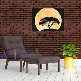 Kép – Fa arany teliholdban II. (70x50 cm)