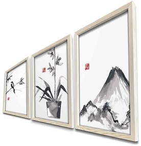 Kép szett 3 db-os 38x53 cm – Wallity