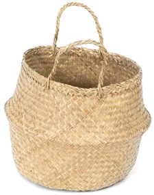 Világos tengerifű tárolókosár, ⌀ 35 cm - Compactor