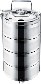 Turista Ebédlő 4 szintes Termikus Acél Orion 4 x 1,1 l