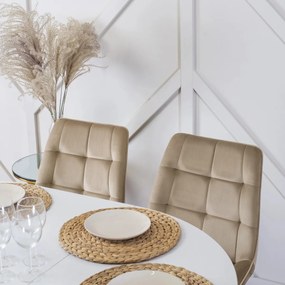 Bézs Bársony Étkezőszék RODRI