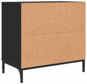 Éjjeli asztal fiókkal Fekete 63.5 x 36 x 61 cm Faanyag